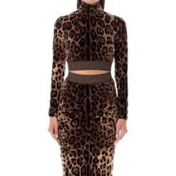 Dolce & Gabbana Knit Top Leo