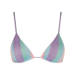 MC2 Saint Barth Striped Lurex Triangle