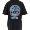 Versace Cotton T-shirt With Medusa Print -ITALIST SHOP d41b7aebfd1e9d39ad0b7e8d4dcecbe8