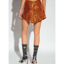 Sequinned Asymmetric Mini Skirt -ITALIST SHOP d49fdf5e5cfd250d9be3631705ad757e
