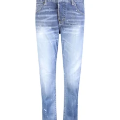 DSQUARED2 Blue Cool Girl Crop Jeans