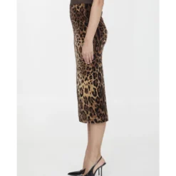 Dolce & Gabbana Leopard-print Pencil Skirt -ITALIST SHOP d594308dc7b909a3d3443cfe51c8ca37