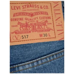 Valentino X Levi's Flared Denim Jeans -ITALIST SHOP d66ca6ad2a6783ec4cfc6f6e01128d8c