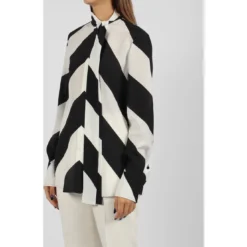 Valentino Garavani Strhype Crepe De Chine Shirt -ITALIST SHOP d6ba99376d61bda25146ec84b0550790