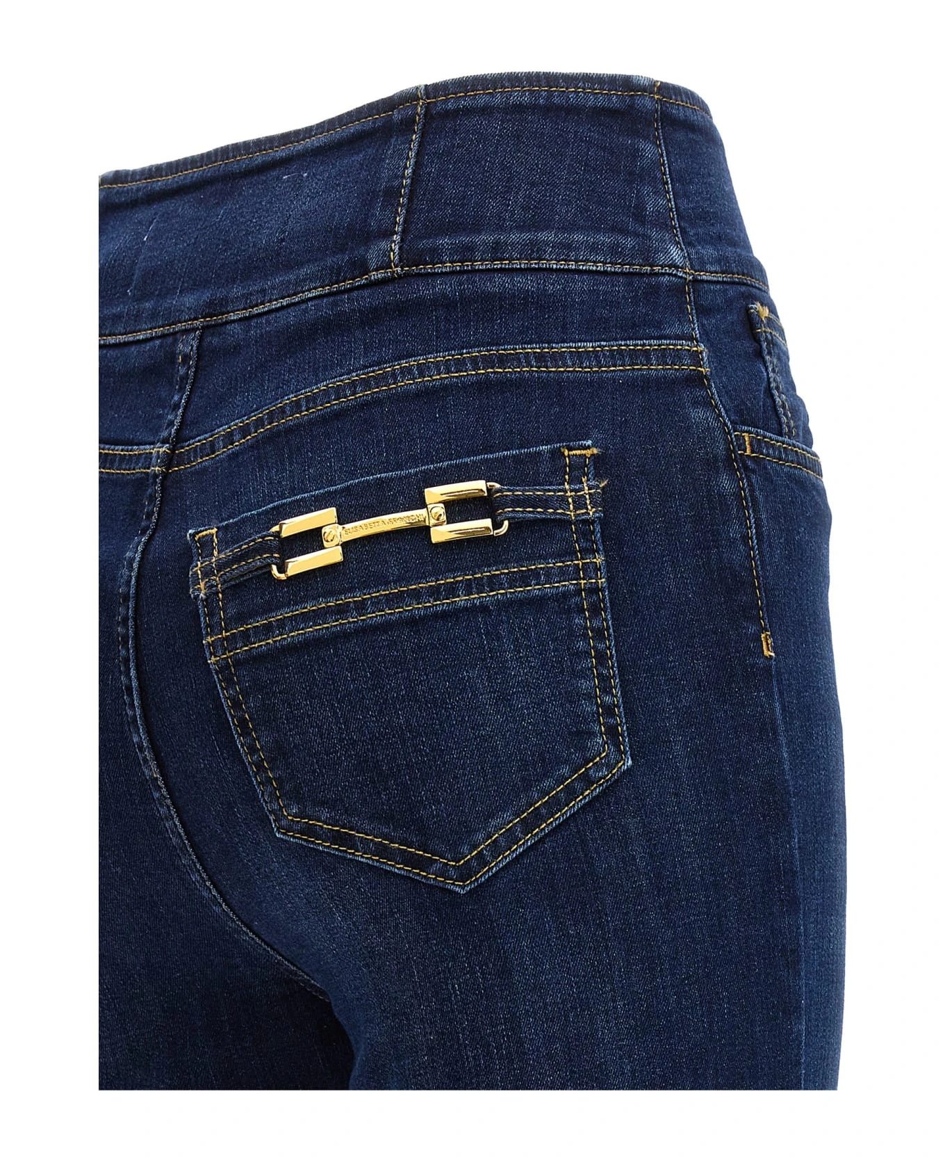 Logo Button Jeans Elisabetta Franchi 6 Logo Button Jeans Elisabetta Franchi - Image 4