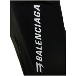 Balenciaga Maxi Black Dress With Rear Cut-out And Logo Detail In Spandex Woman -ITALIST SHOP da38f3af0a6733a4144ace4f8e197f84