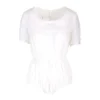 Maison Margiela White Cotton Playsuit -ITALIST SHOP da546d03d8390c4f62edfb483ed1637e