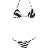 Dolce & Gabbana Zebra Print Triangle Bikini With Logo -ITALIST SHOP db127c076b035075de05a0f11a91f7ec