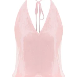 Sequined Halterneck Top