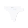 Off-White Set 2 White Helvetica Logo Thongs -ITALIST SHOP ddd124bfc30fd5537f96266216bab0de