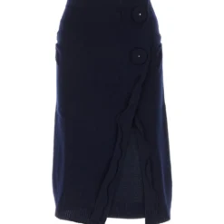 Prada Midnight Blue Wool Blend Skirt