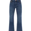 Tory Burch Cropped Flared Jeans -ITALIST SHOP e1be2851656722fd0bd2614926de5709