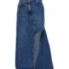 Alexander McQueen Denim Midi Skirt -ITALIST SHOP e1e47d8f6de79850e4143251d7b31d83