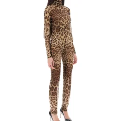 Dolce & Gabbana Leopard Print Silk Chiffon Jumpsuit -ITALIST SHOP e3d92109d15f81ae59b2dcd8bd9cfaaa