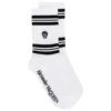 Alexander McQueen Black And White Socks With Skull And Stripes -ITALIST SHOP e539eb27c3f09f7162fa11dac91df1af