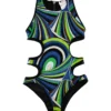 Cut-out Details Pattern Swimsuit -ITALIST SHOP e54159c1c1393a205606108160c1eff0