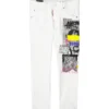 DSQUARED2 Printed Denim Jeans -ITALIST SHOP e586a133dbb10403785bd5a2518ee81b
