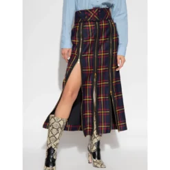Gucci Tartan Wool Skirt -ITALIST SHOP e6632f3936a46fab202710dbf70100c7