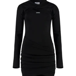 Off-White Stretch Viscose Dress