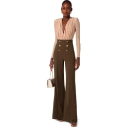 Elisabetta Franchi Nude Draped Bodysuit -ITALIST SHOP e830e2fe4cedd615ca006707c7eab9cc