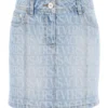 Versace Monogram Denim Mini Skirt -ITALIST SHOP e85269cf94841a683489eb5ed7a1ff78