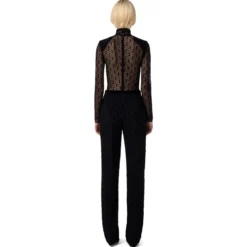 Elisabetta Franchi Black Monogram Bodysuit -ITALIST SHOP e9a2cdabaad313046da2984c97fb4a6f