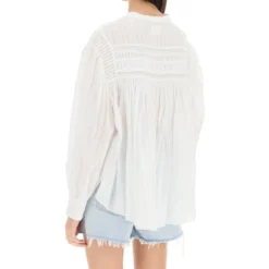 Cotton Blouse 'plalia' -ITALIST SHOP eae72d10e58c7085dd4abc53163bad93