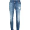 DSQUARED2 Light Blue Stretch-cotton Denim Jeans -ITALIST SHOP ec11716c8950dd1a8e09c605c16cc289