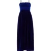 Gucci Blue Velvet Dress -ITALIST SHOP edd12e7f88aeec89b9e50697f1fe53fe