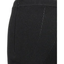 Alexander McQueen Ribbed Midi Skirt -ITALIST SHOP ef118c3e10143d3908406bf66cfd8920