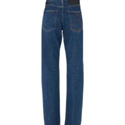 Straight Leg Jeans In Blue Denim -ITALIST SHOP f3b903b2be39467b9b291cf3df6a5e01
