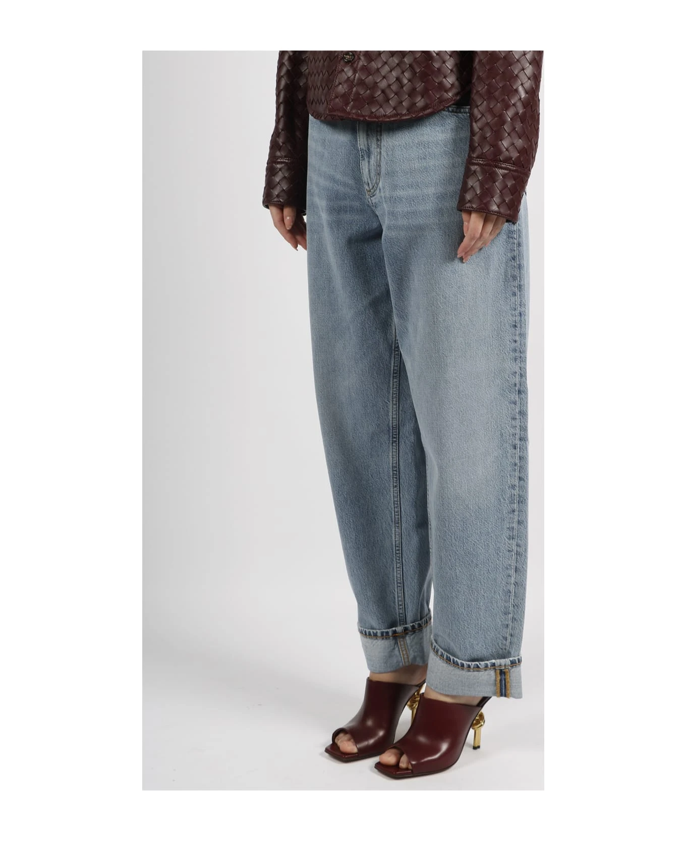 Bottega Veneta Turned Up Denim Pant 5 Bottega Veneta Turned Up Denim Pant - Image 3