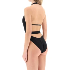 Dolce & Gabbana Plunging Neckline Belted Swimsuit 8 Dolce & Gabbana Plunging Neckline Belted Swimsuit -ITALIST SHOP f57a2c130deda588fb4336807fa8debd
