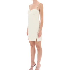 Mini Bustier Dress In Jacquard Fabric -ITALIST SHOP f70205717b80cc6e1212efe7251d99fd