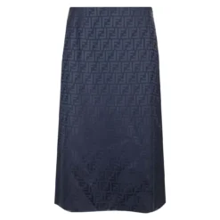 FENDI Twill Midi Skirt