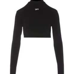 Off-White Long Sleeves Logo Top