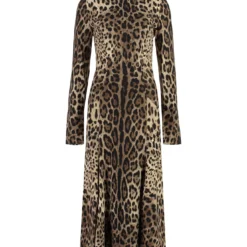 Dolce & Gabbana Printed Cady Dress