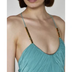 Lanvin Pleated Long Dress -ITALIST SHOP fbd5c38b1197bb4921a62c0900b0dbca