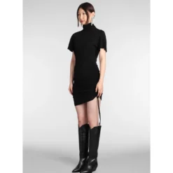 Lya Dress In Black Viscose -ITALIST SHOP fd9300085c9da6206ab1a78e2a93e73b