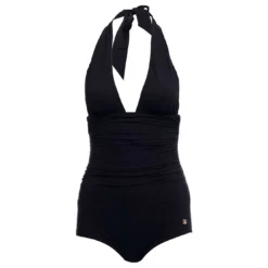 Dolce & Gabbana Black Swimsuit With Wide Neckline