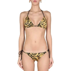 Versace Baroque Print Bikini Bottom